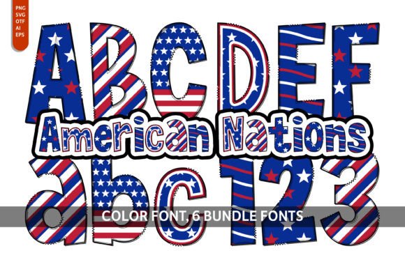 American Nations Collection: Typography That Celebrates Unity