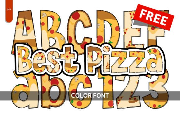 Best Pizza: A Font That Brings Playful Energy to Every Design