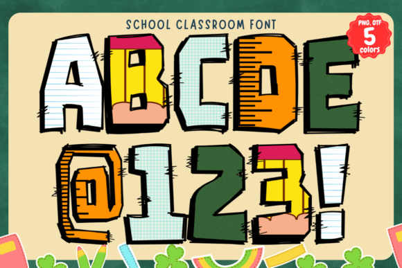Capture the Classroom Vibe with This Playful Display Font