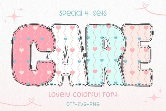 Care: The Colorful Font That Brings Warmth to Every Design