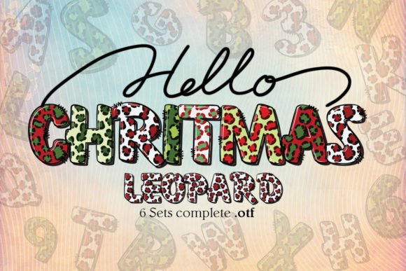 Christmas Leopard: A Fierce Font for Wild Holiday Designs