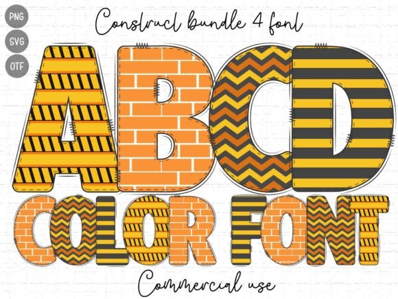 Construct: A Playful Color Font for Builders & Dreamers