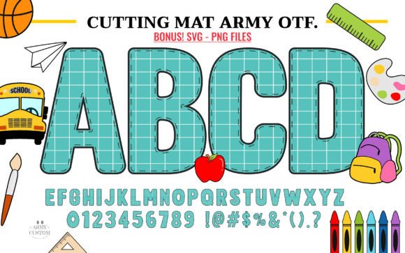 Cutting Mat Army: A Typeface for Bold, Standout Design