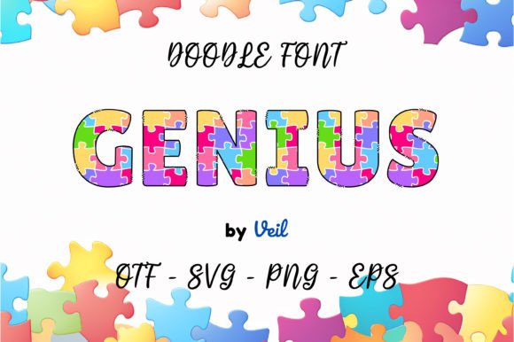 Genius: A Playful Typeface for Creative Projects