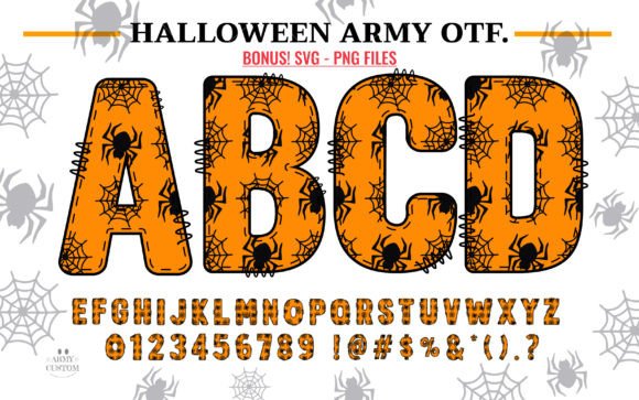 Halloween Army Spider: Weaving a Spell on Your Design Projects