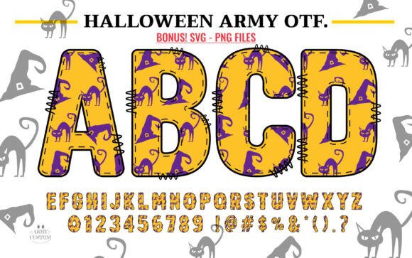 Halloween Army: Unleashing Creative Magic with a Spellbinding Font