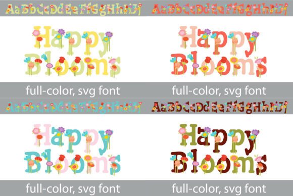 Happy Blooms: The Whimsical Typeface for Modern Brands