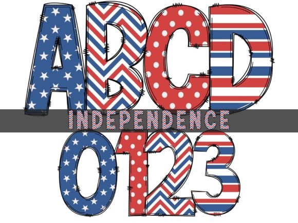 Independence: A Playful Patriotic Font for Creative Projects