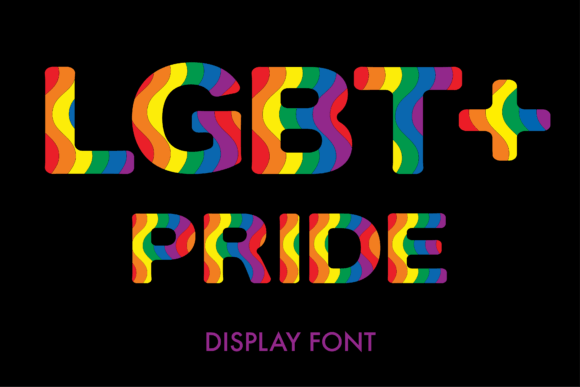 Lgbt Rainbow: A Colorful Typeface for Bold, Modern Projects