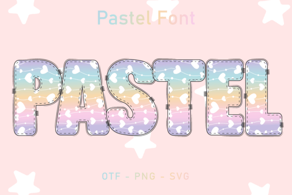 Pastel Love: The Charming Color Font for Creative Projects