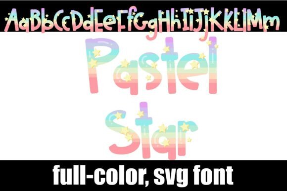 Pastel Star: The SVG Font That Paints Your Projects in Cosmic Sweetness