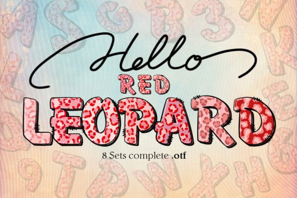 Red Leopard Font: A Savage Beauty for Your Boldest Projects