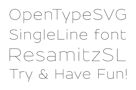 ResamitzSL: The Vibrant Color Font for Bold Visuals