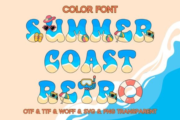 Summer Coast Retro: A Font That Captures Sun-Kissed Memories