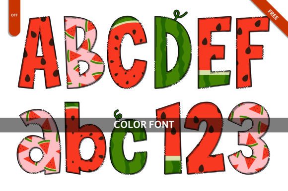 Super Watermelon Free: A Burst of Refreshing Whimsy for Your Designs