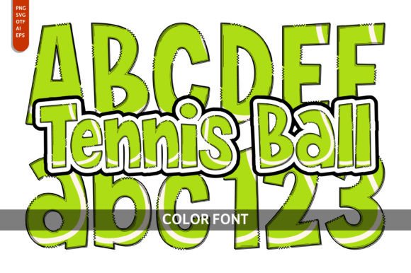 Tennis Ball: A Playful Font for Vibrant Projects
