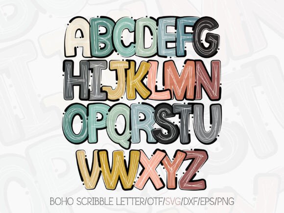 The Boho Scribble Letter: A Guide to Hand-Drawn Typography