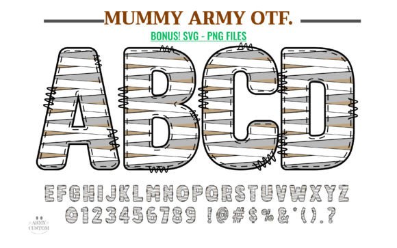Unleash Your Inner Spellcaster: The Mummy Army Font